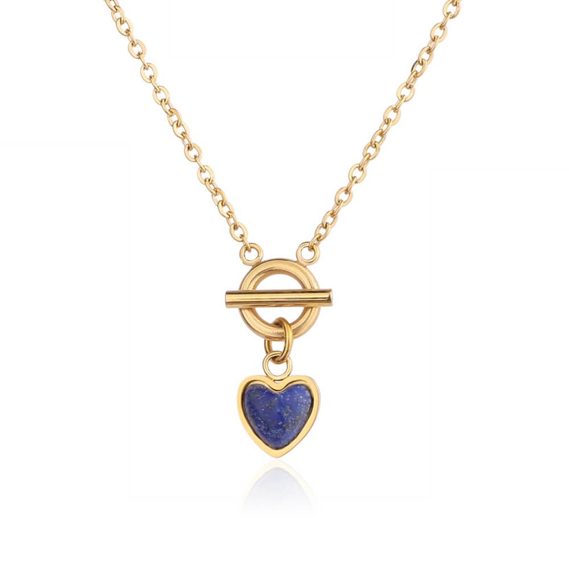 Elegancia atemporal: collar colgante de jewins lazuli