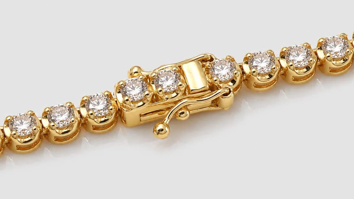 box clasp closure for stainless steel tennis bracelets
