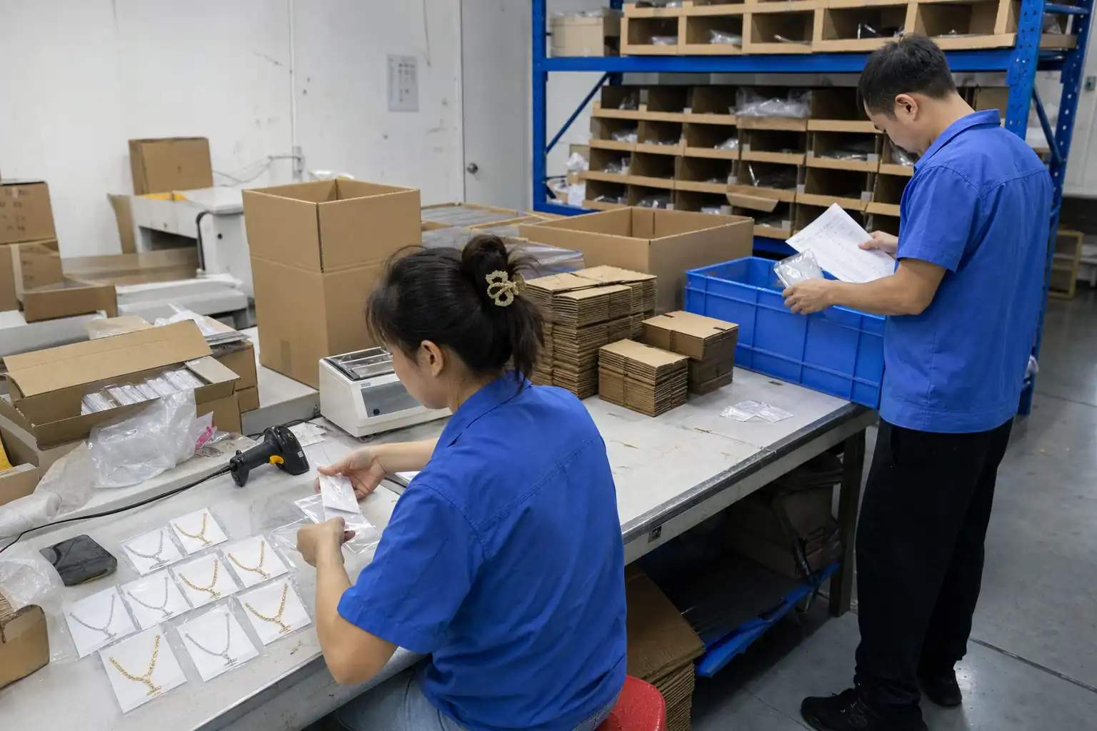 private label bracelet packing and repeat order preparation