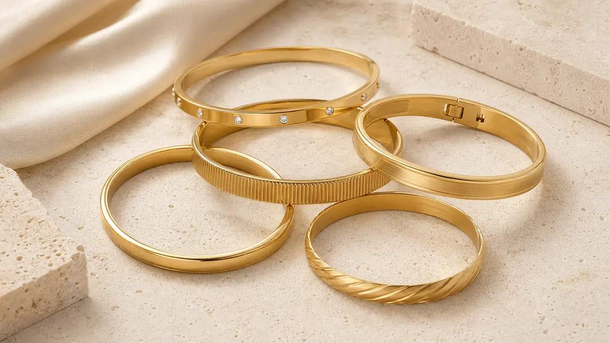 stainless steel bangle bracelets with inner diameter sizing