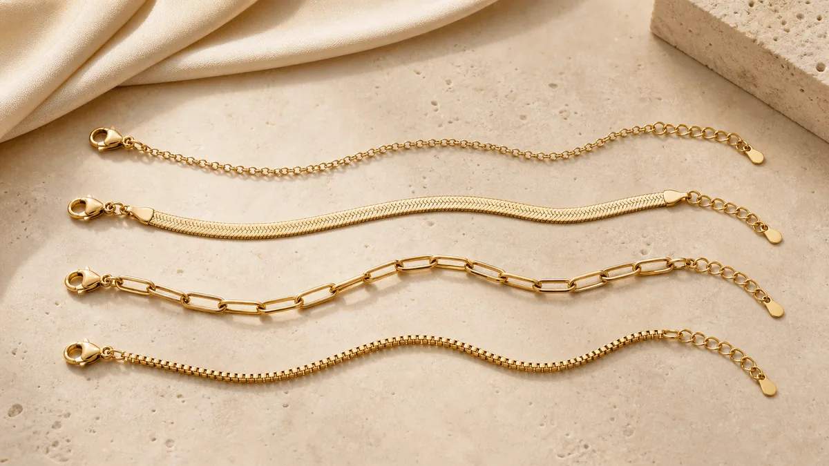 stainless steel chain bracelets for wholesale jewelry collections