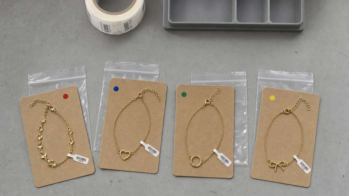 bracelet SKU labeling and product identification for wholesale orders
