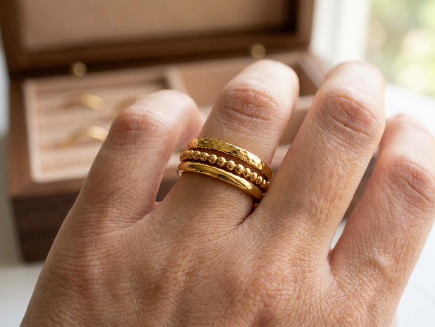 Stainless Steel Stackable Rings